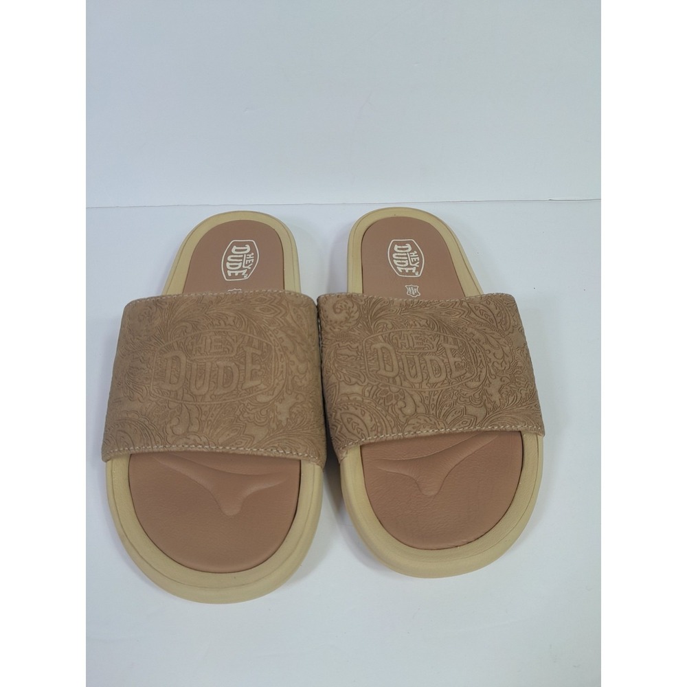 Hey Dude Sandals Chandler Ranch Slide Flip-Flops Women Sz 7